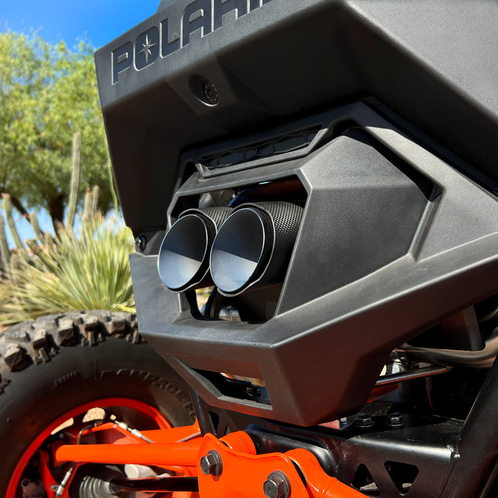 EVO Polaris RZR Pro R Magnum XR Series Twin Exit Exhaust