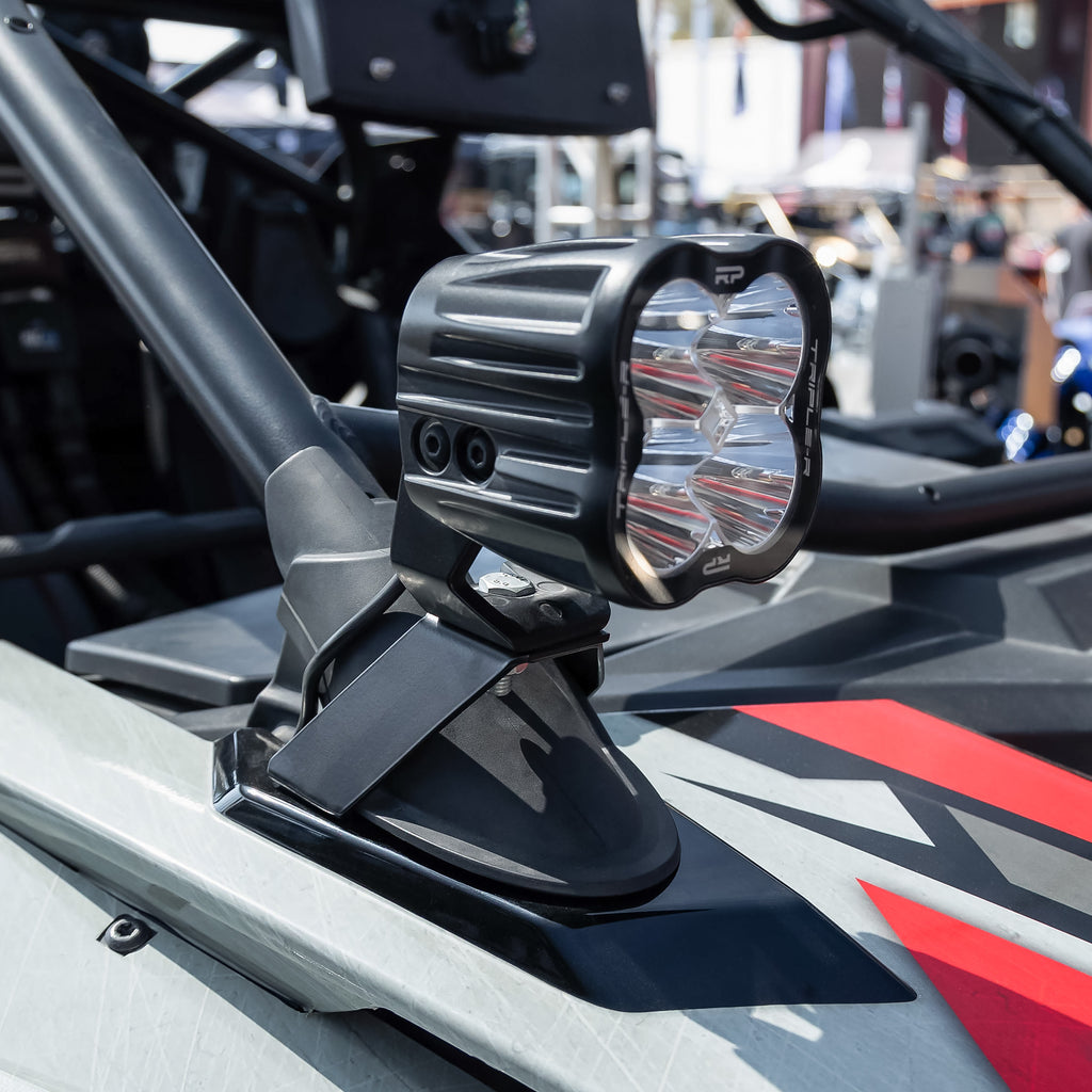 EVO Polaris RZR Pro R & Turbo R A-Pillar Light Brackets - Set of 2