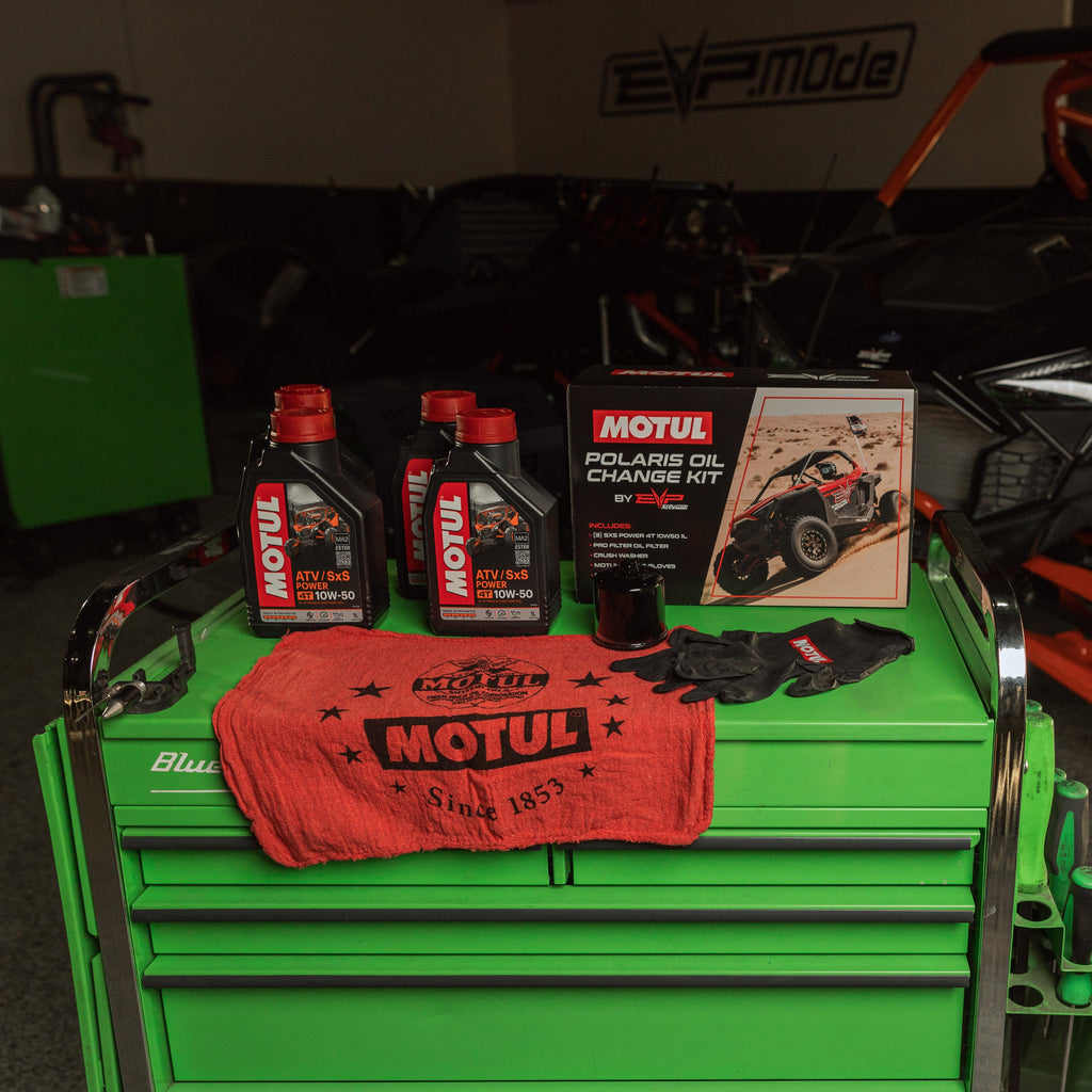 EVO Polaris RZR Pro XP, XP Turbo/S & Ranger XP 1000 Motul Oil Change Kits