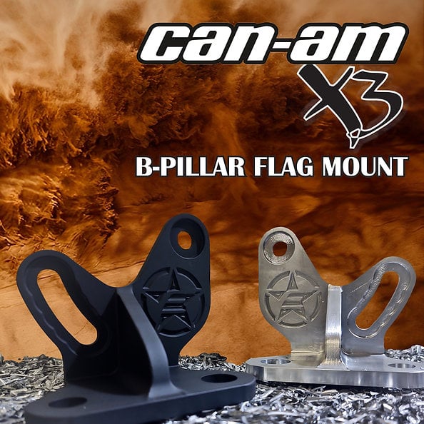 Evotech Motorsports Can-Am X3 B-Pillar Dual Whip Flag Mount