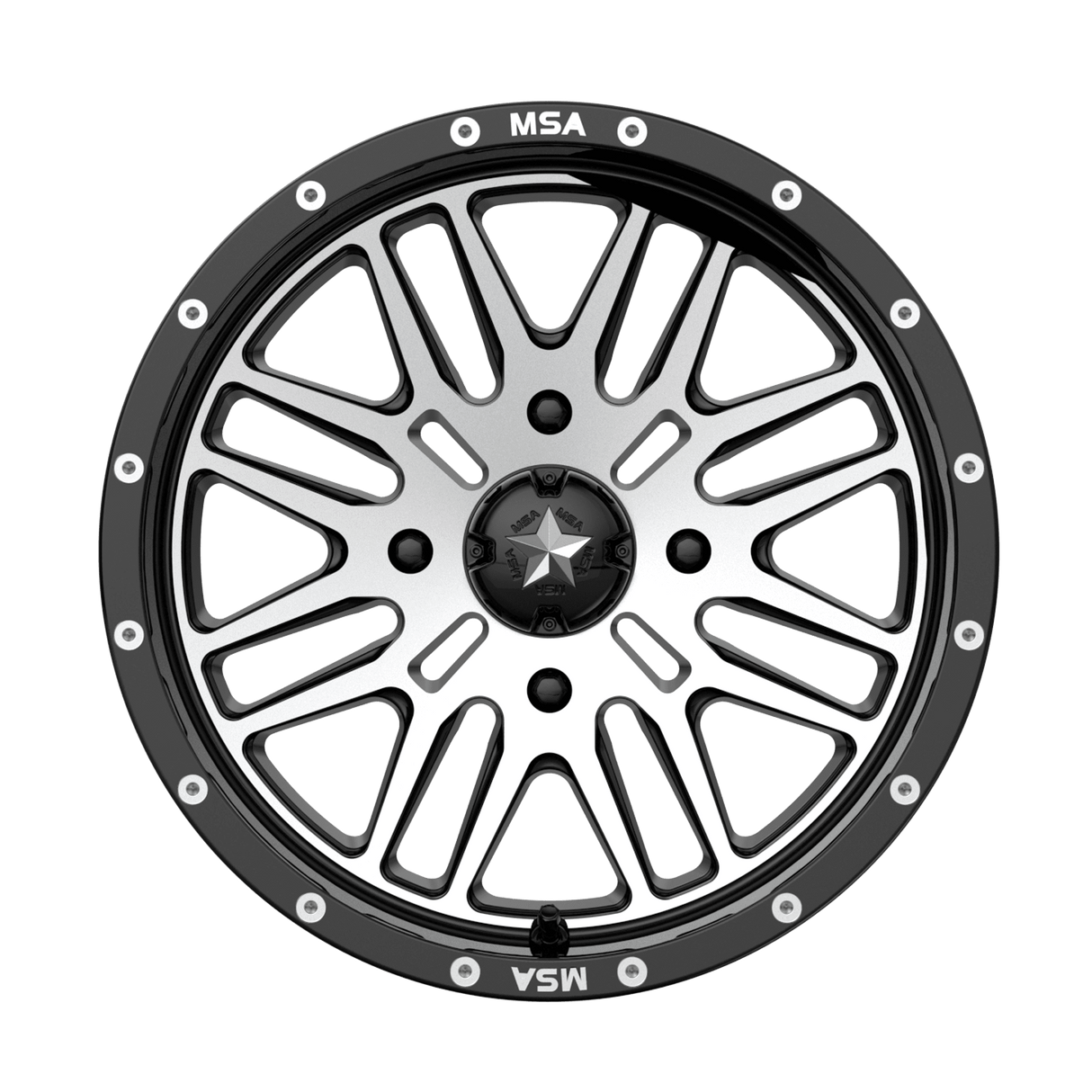 MSA M38 Brute - Gloss Black Machined