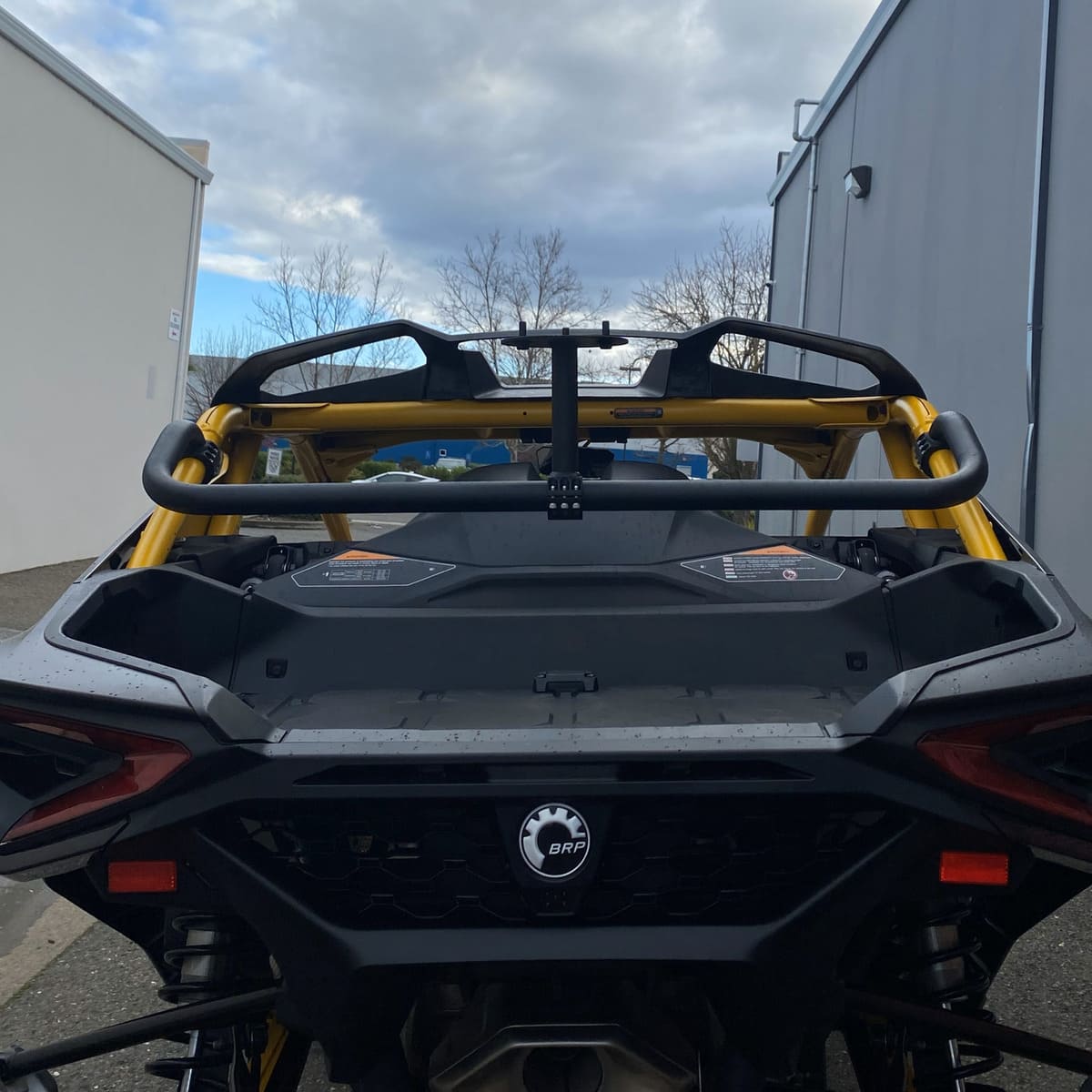 Factory UTV Can-Am Maverick R Dual Clamp Spare Tire Mount