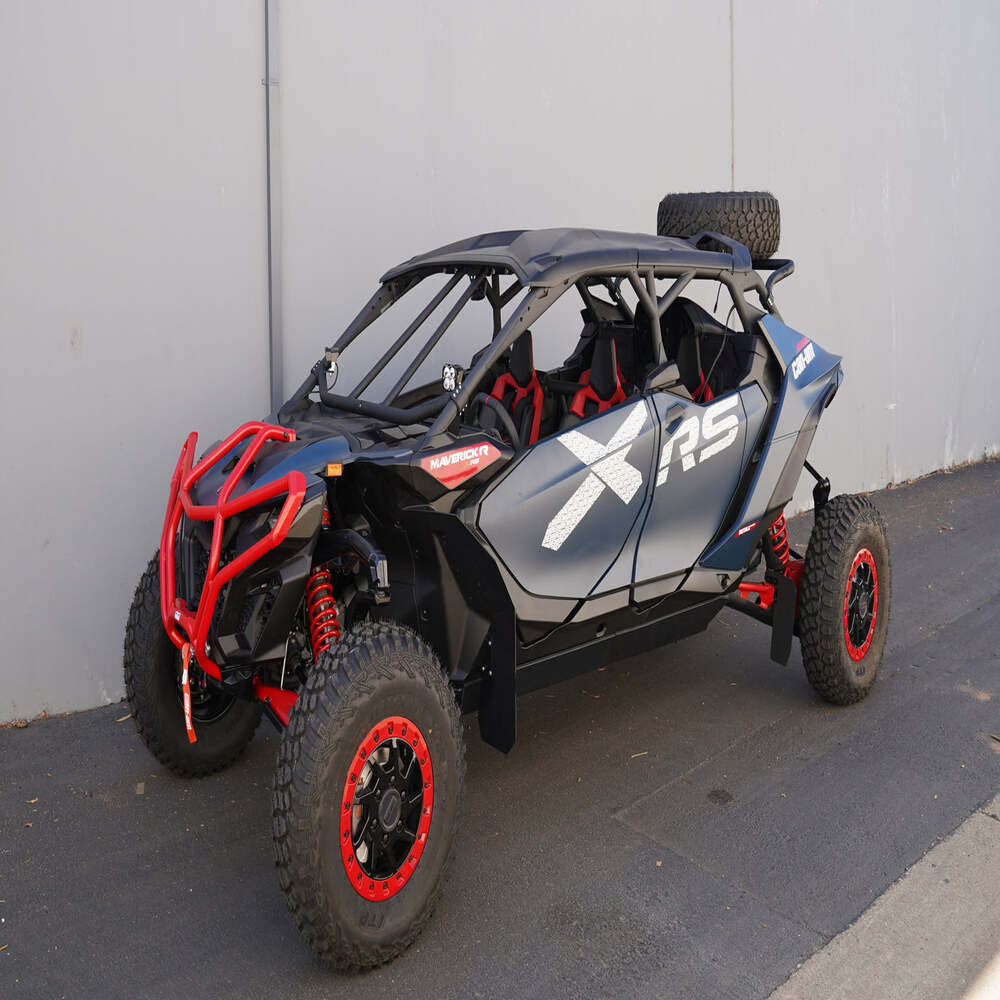 Factory UTV Can-Am Maverick R Max Above The Roof Dual Clamp Spare Tire Mount