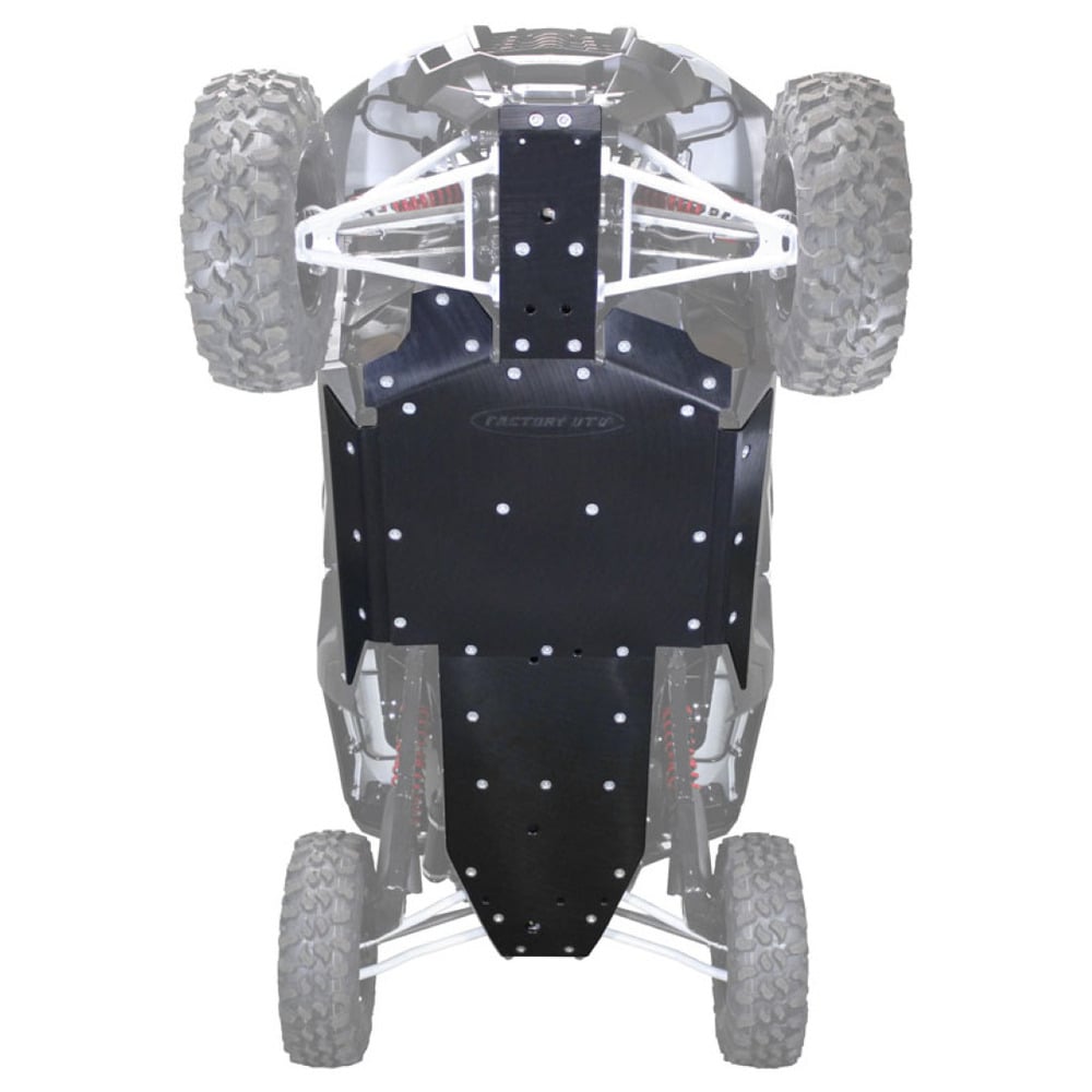 Factory UTV Kawasaki Teryx KRX 1000 UHMW Skid Plate with Rock Sliders