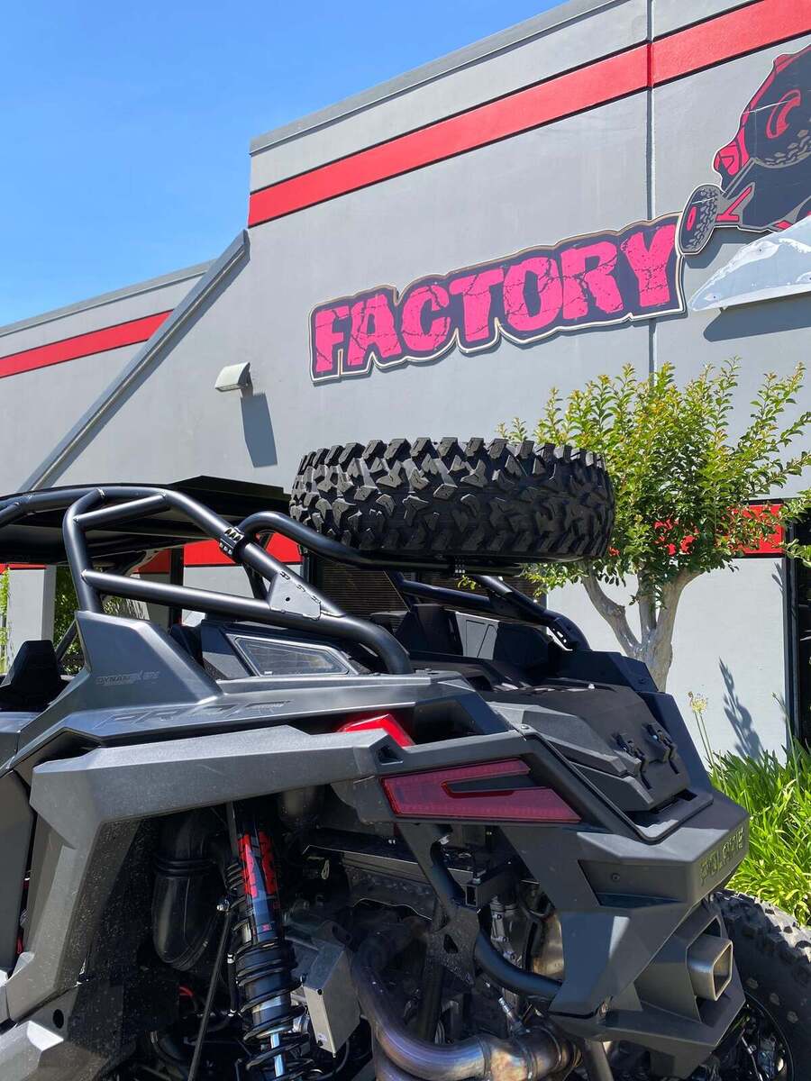 Factory UTV Polaris RZR Pro R 4 Dual Clamp Spare Tire Mount