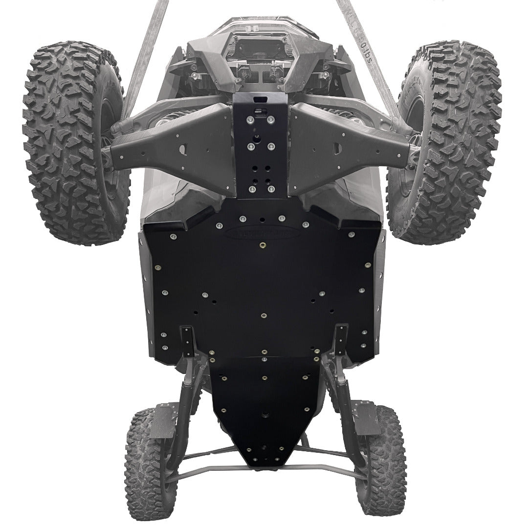 Factory UTV Polaris RZR Turbo R UHMW Skid Plate