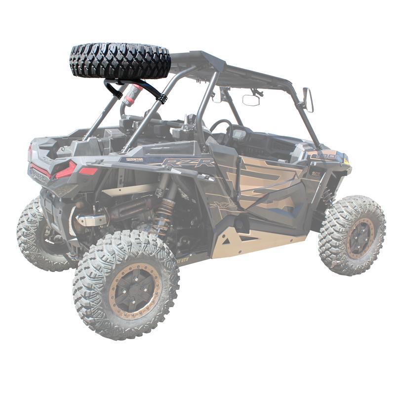 Factory UTV Polaris RZR XP Above The Roof Spare Tire Mount