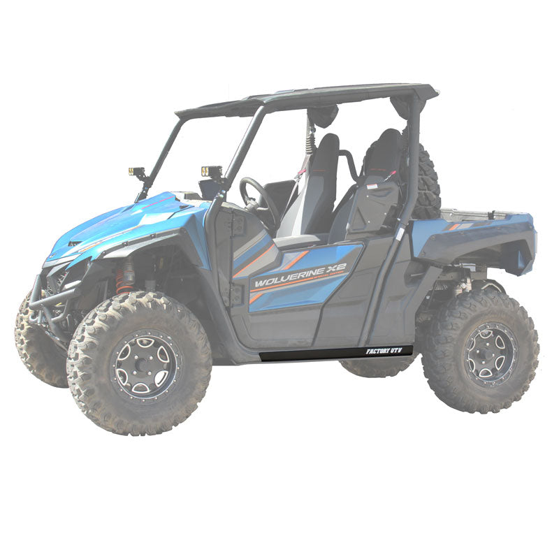Factory UTV Yamaha Wolverine X2 & X4 UHMW Rock Sliders