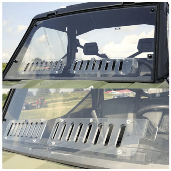 Falcon Ridge Can Am Defender Hard Coat Aero Vent Front Windshield