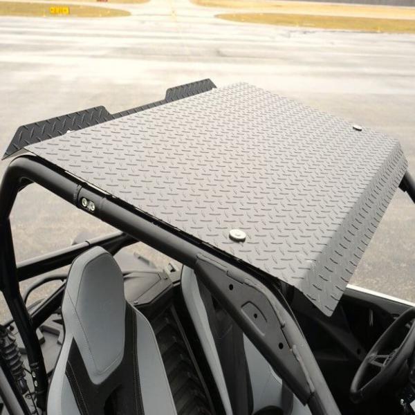 Falcon Ridge CF Moto ZForce 950 Black Aluminum Diamond Hard Top Plate