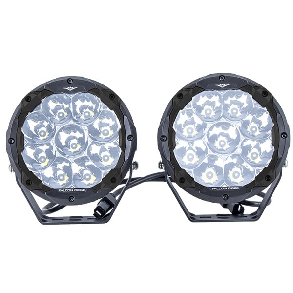 Falcon Ridge Summit 7" Round Light - Pair