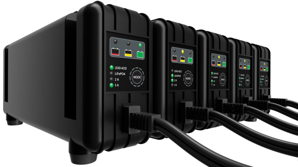 Fire Power 5 Bank Battery Charger 12V 5A