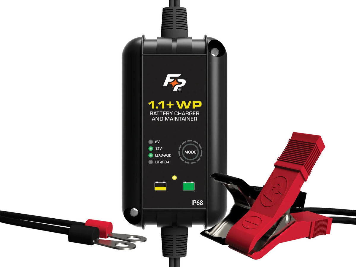 Fire Power 6V/12V 1.1A Waterproof Battery Charger