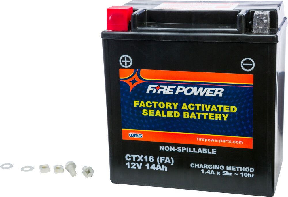Fire Power Factory Activated Sealed Battery CTX16-BS