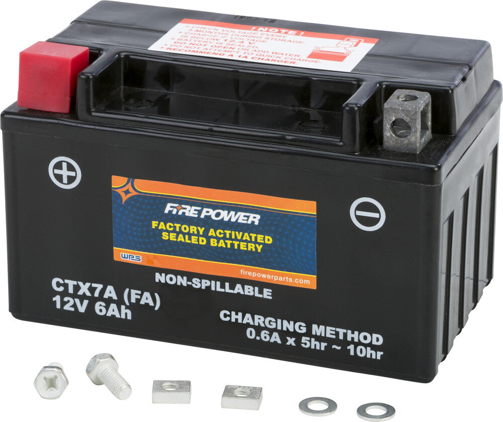 Fire Power Factory Activated Sealed Battery CTX7A-BS