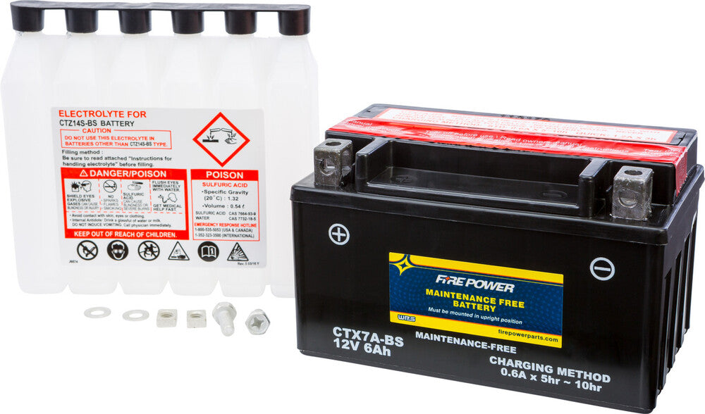 Fire Power Maintenance Free Sealed Battery CTX7A-BS
