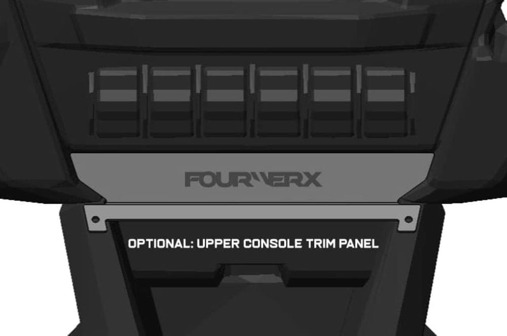 FourWerx '25+ Polaris RZR Pro XP / Pro S / Pro R Carbon Fiber Front Center Console
