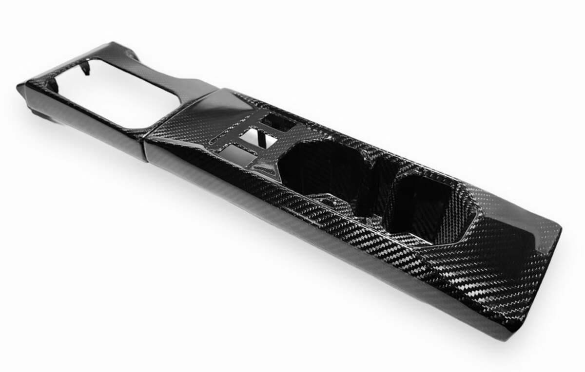 Fourwerx Can-Am Maverick R Carbon Fiber Front Center Console - 2 Piece