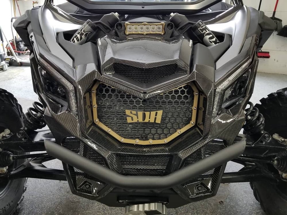 FourWerx Can Am Maverick X3 Carbon Fiber Front Fascia