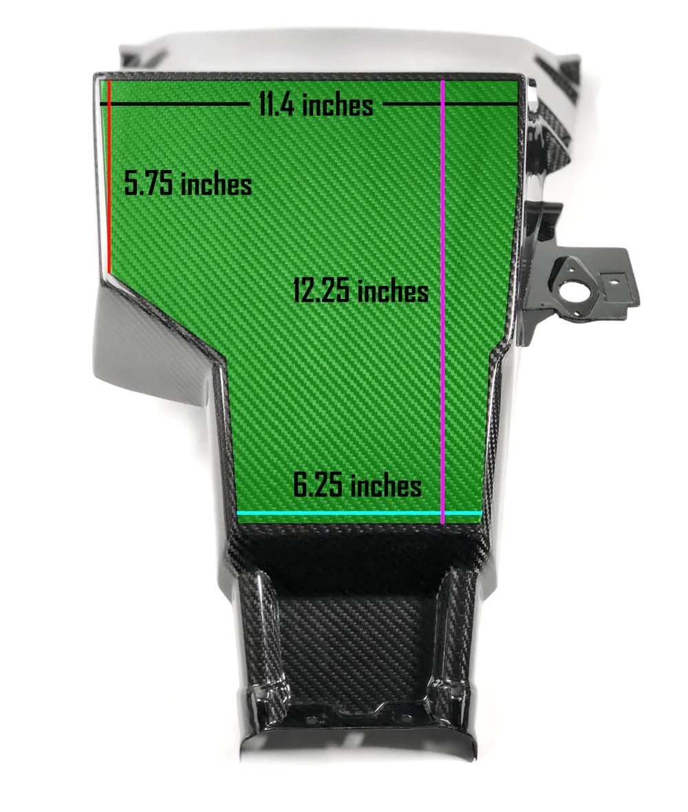 FourWerx Can Am Maverick X3 Carbon Fiber G2 Race Center Dash