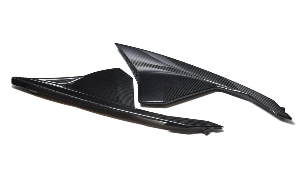 FourWerx Can Am Maverick X3 Carbon Fiber Inner Hood Panel Set