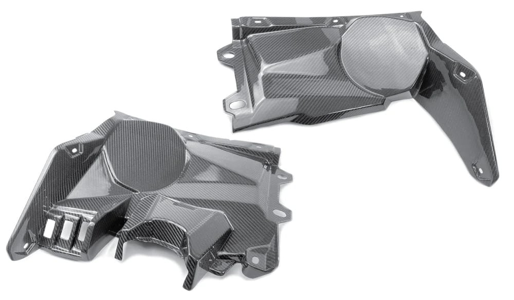 FourWerx Can Am Maverick X3 Carbon Fiber Upper Dash Side Panels