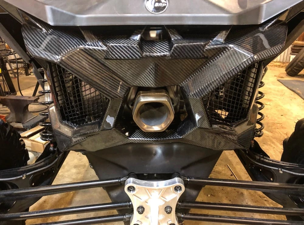 FourWerx Can Am Maverick X3 Exhaust Surround Rear Shroud