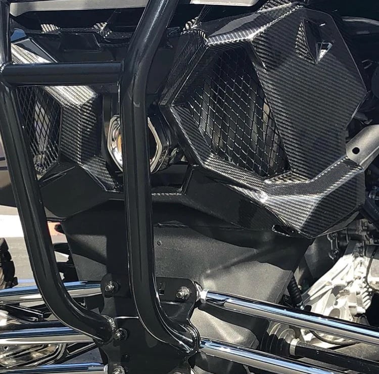 FourWerx Can Am Maverick X3 Exhaust Surround Rear Shroud