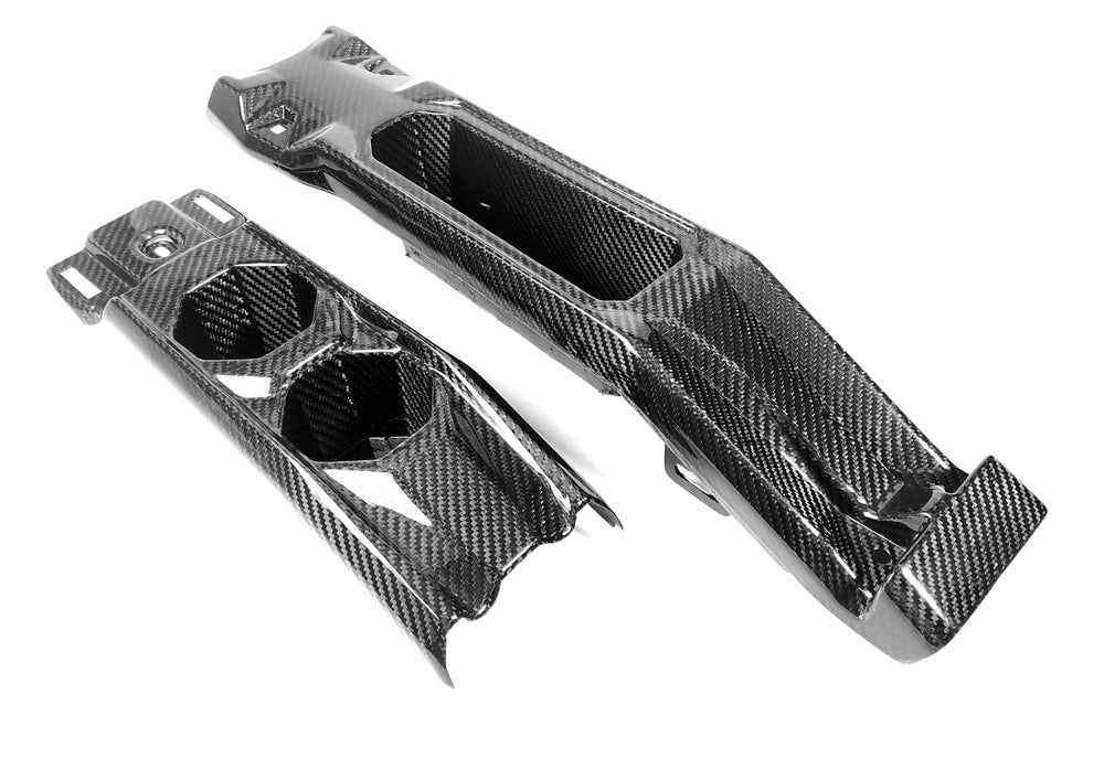 FourWerx Can Am Maverick X3 Max Carbon Fiber Rear Console with Cup Holders