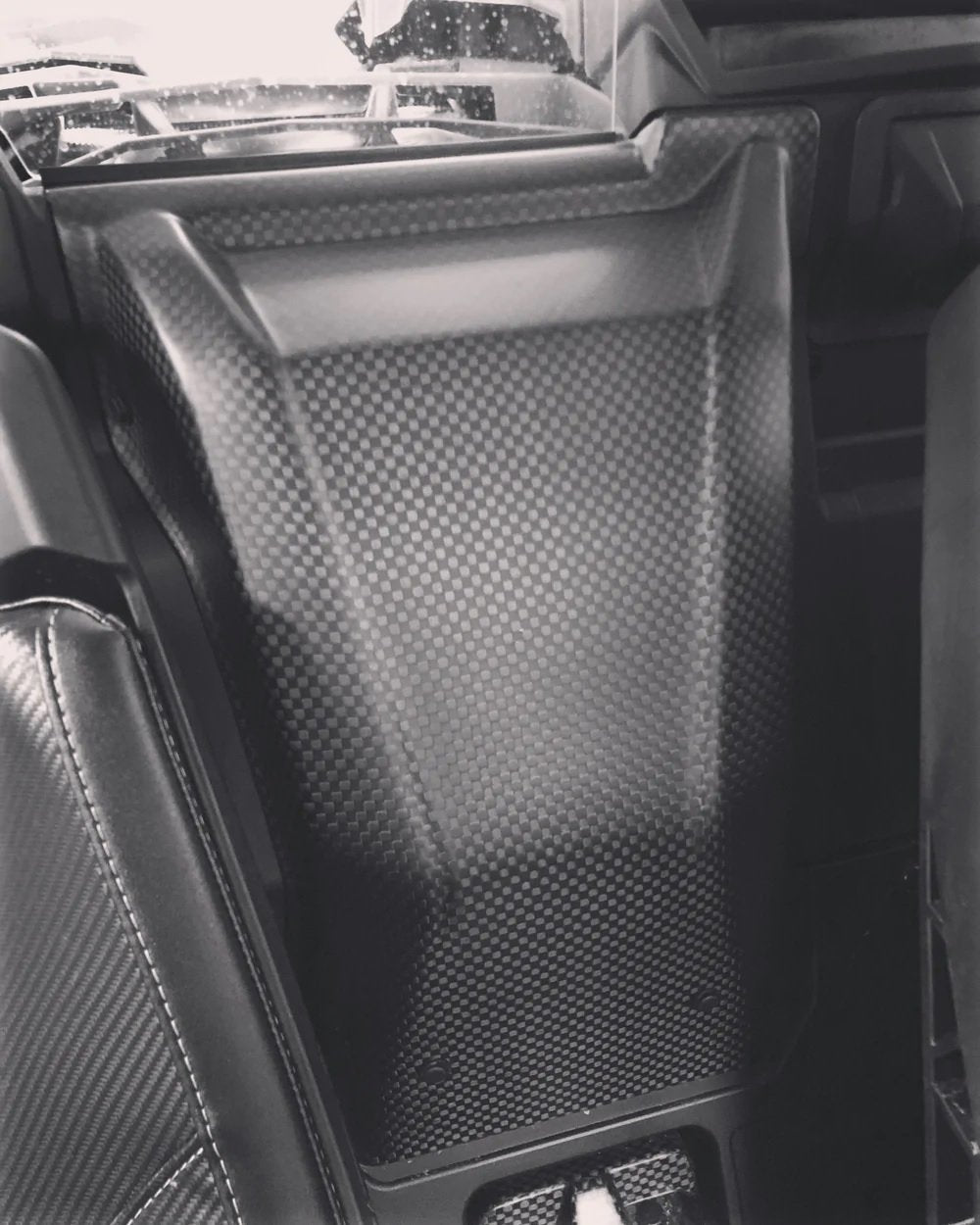 FourWerx Can Am Maverick X3 Carbon Fiber Turbo/Engine Hatch Cover