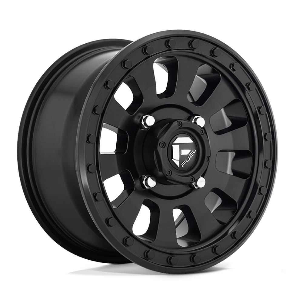 Fuel D630 Tactic Non-Beadlock Matte Black Wheel 15x7 4x156 +38mm