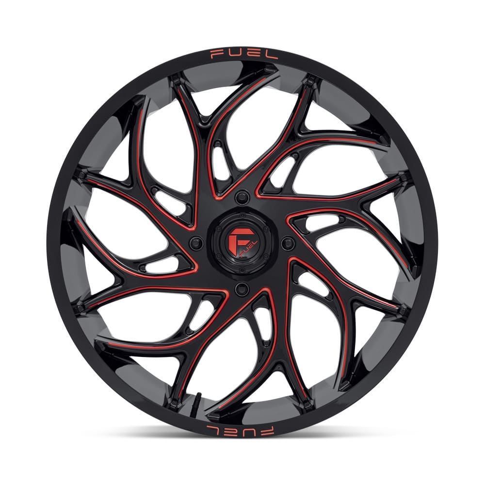 Fuel D777 Runner UTV Non-Beadlock Gloss Black Milled Candy Red
