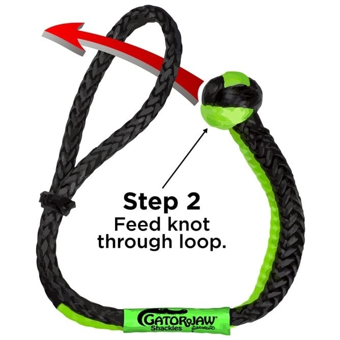 Bubba Rope 3/8" Nexgen Pro Gator-Jaw Synthetic Shackle