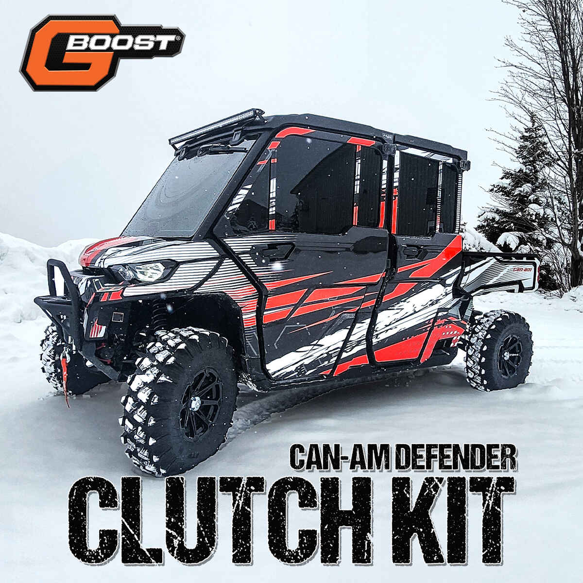GBoost Technology '20-'22 Can-Am Defender HD10 Max Crew Clutch Kit Non XMR Models
