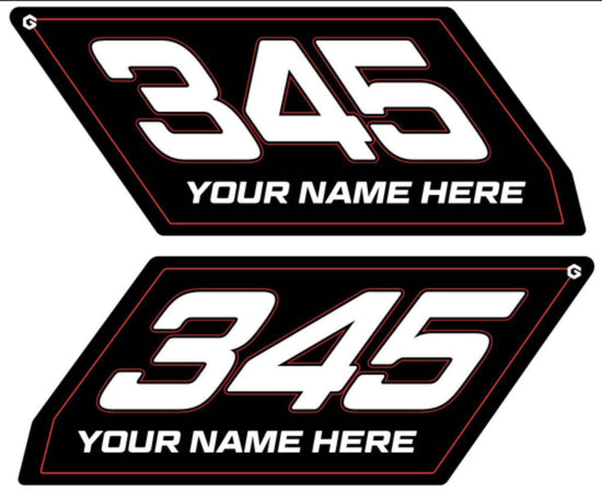 Geiser Performance Can-Am Maverick X3 Number Plates