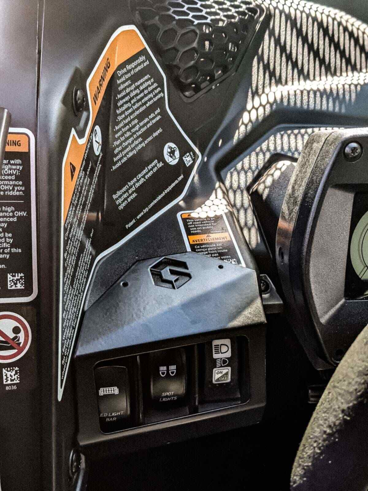 Geiser Performance Can-Am Maverick X3 Switch Pro Dash Mount Bracket