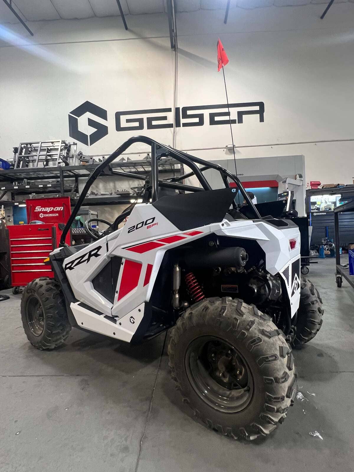 Geiser Performance Polaris RZR 200 Number Plates