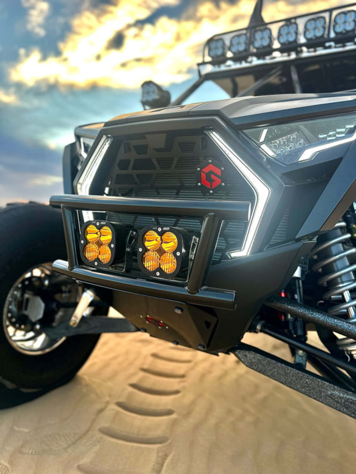 Geiser Performance Polaris RZR Turbo R/ Pro R Double Row Bumper