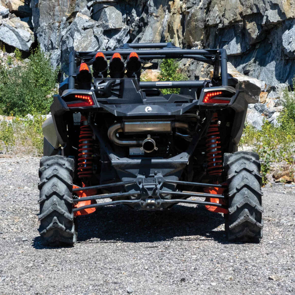 GGB '17-'23 Can-Am Maverick X3 Turbo Muffler and Bypass Pipe