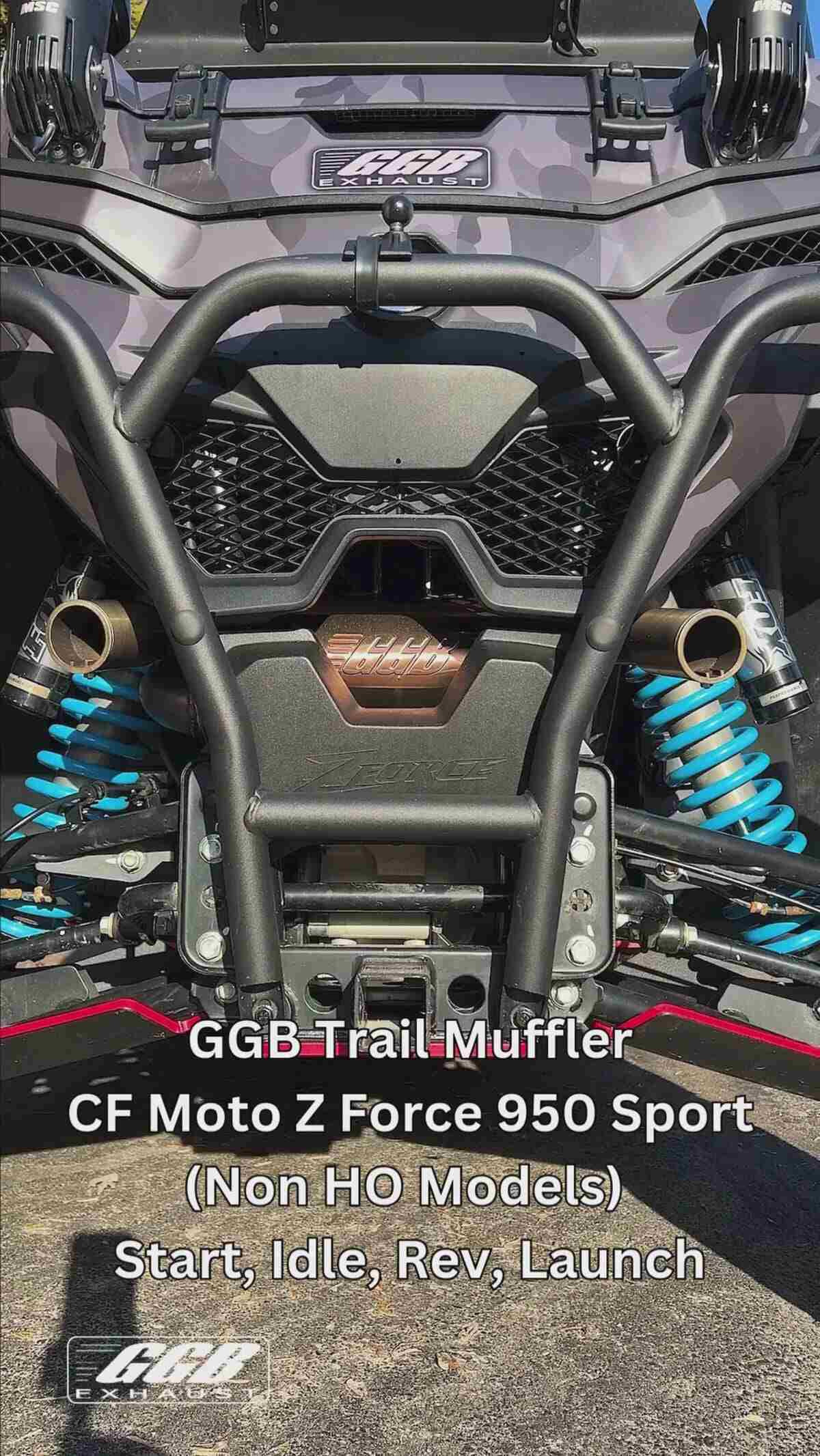 GGB Exhaust '23-'25 CF Moto Z Force 950 Sport/Sport 4/Trail Trail Muffler