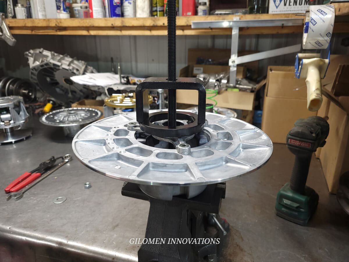Gilomen Innovations Polaris Primary & Secondary Clutch Holding Fixture & Compression Tool