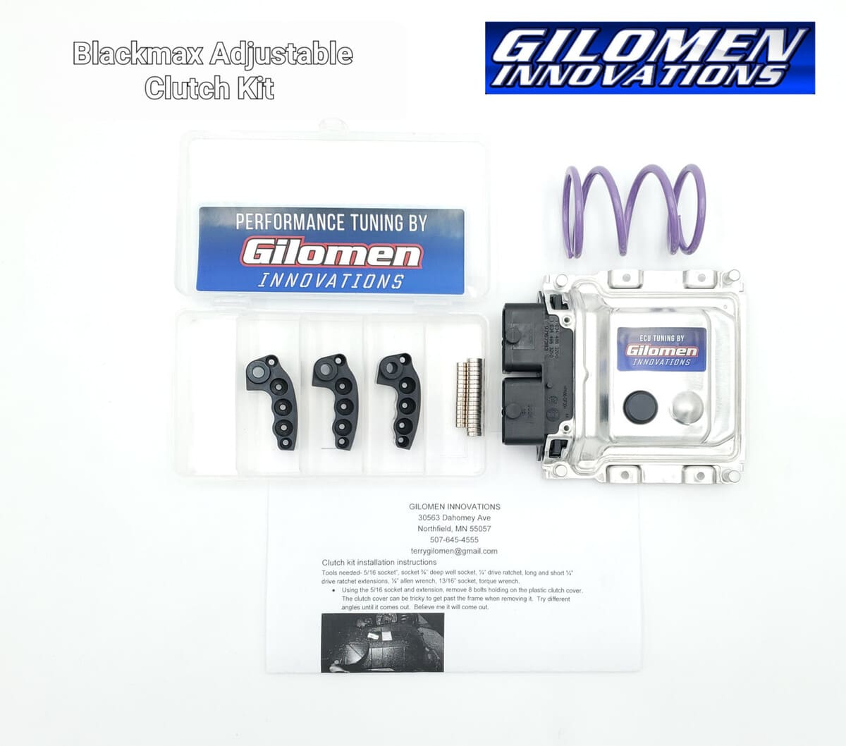 Gilomen Innovations Polaris RZR 900 ECU Performance Tuning Kit / Clutch Kit Performance Package