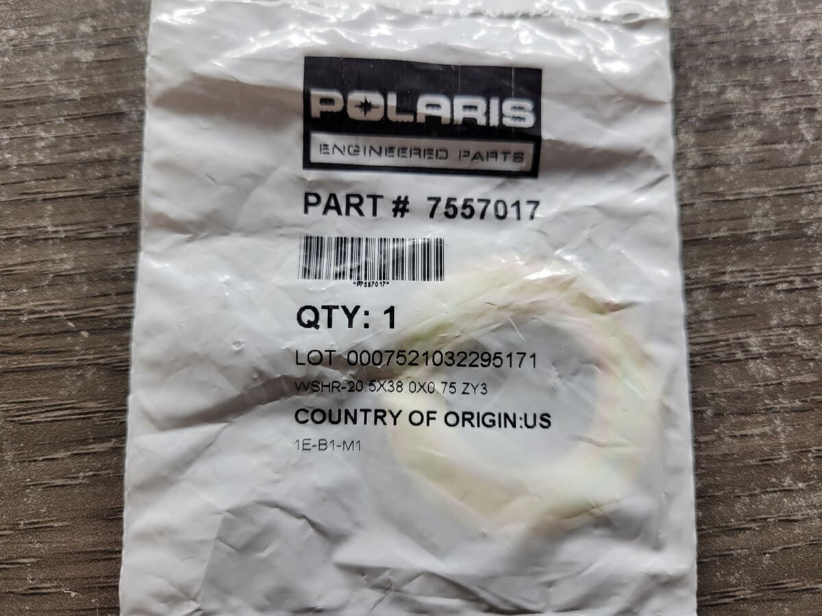 Gilomen Innovations Primary Clutch Spider Gold Washer