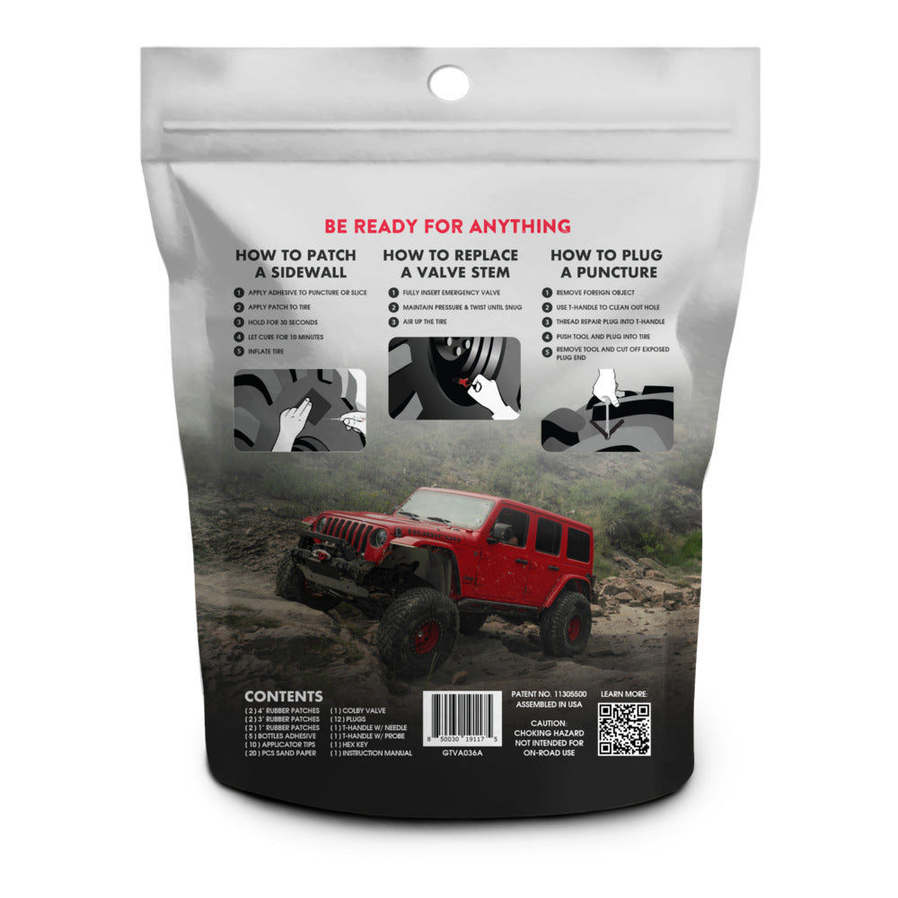 GlueTread Complete Tire Repair Kit