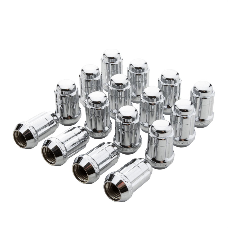 Spline Drive Lug Nut Kit -12mm x 1.50 with Slim Profile Spline Drive Socket