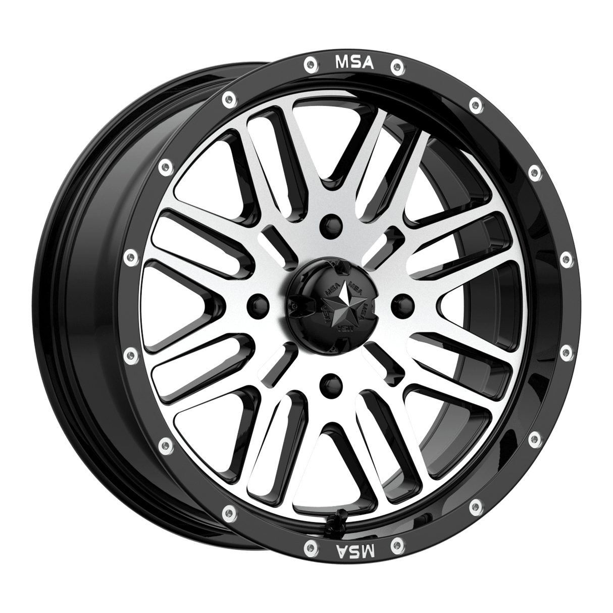 MSA M38 Brute - Gloss Black Machined