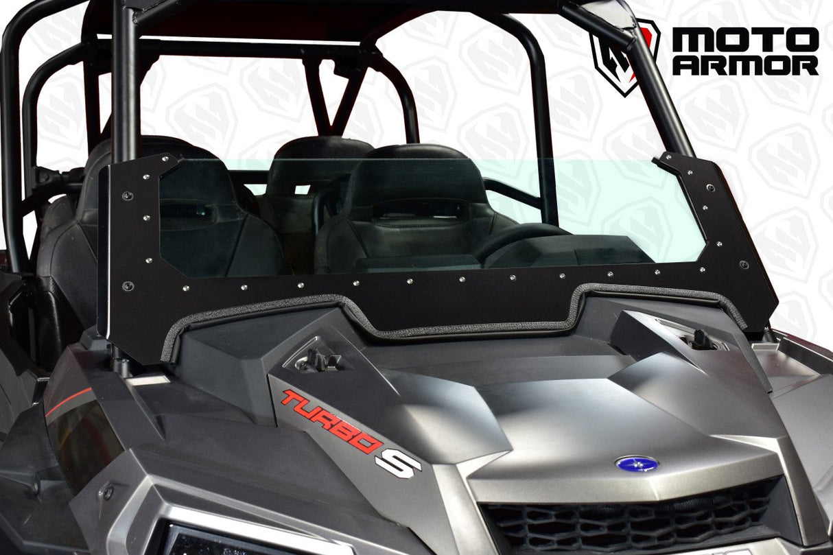 Moto Armor Polaris RZR 2019+ Glass Half Windshield