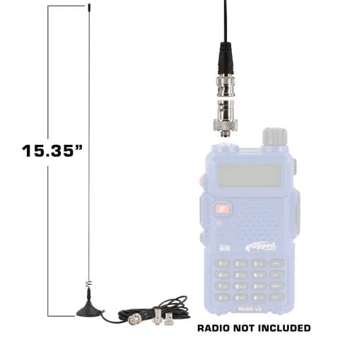 Rugged Radios Magnetic Mount Dual Band Antenna for Rugged Handheld Radios V3 and RH-5R