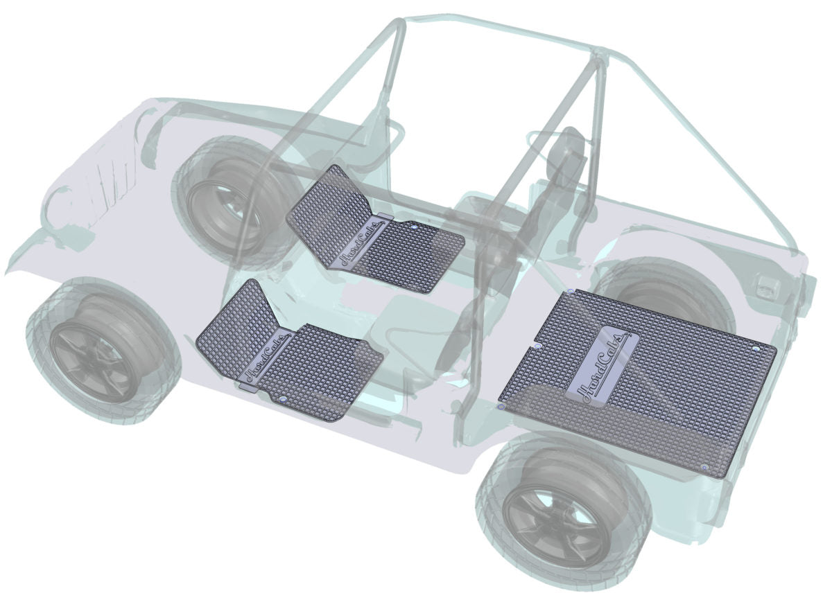 Hard Cabs Roxor 2/ 4 Driver & Passenger Floor Mats
