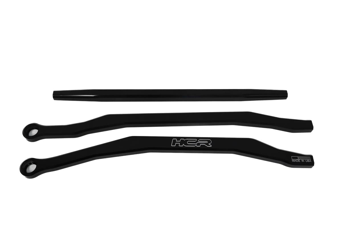 HCR Suspension Can-Am Maverick X3 72" Anodized Black High Clearance Billet Radius Rod Set
